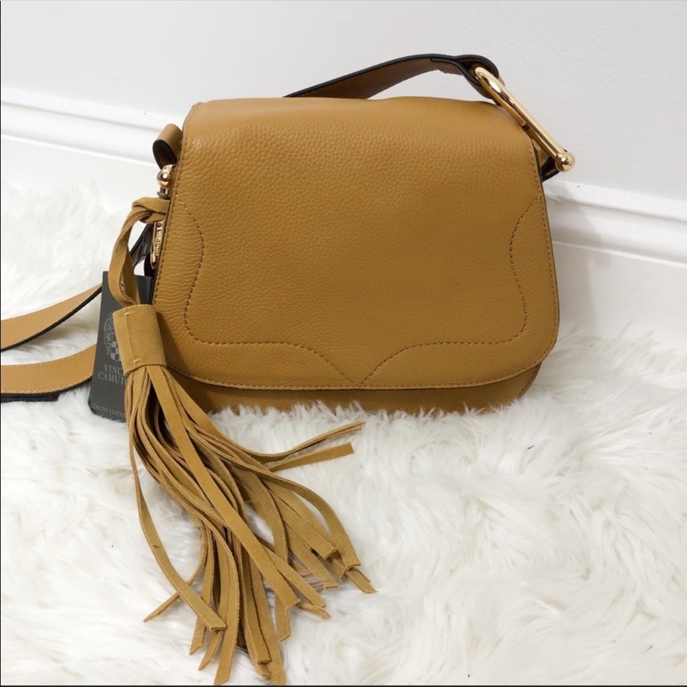 NWT Vince Camuto Leather Flap Bag